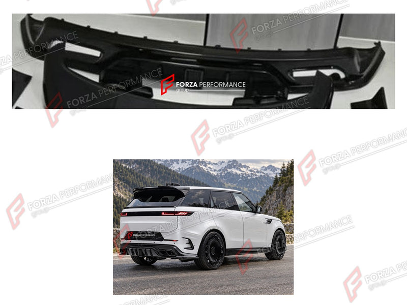 DRY CARBON REAR DIFFUSER with EXHAUST TIPS for LAND ROVER RANGE ROVER SPORT L461 2022+