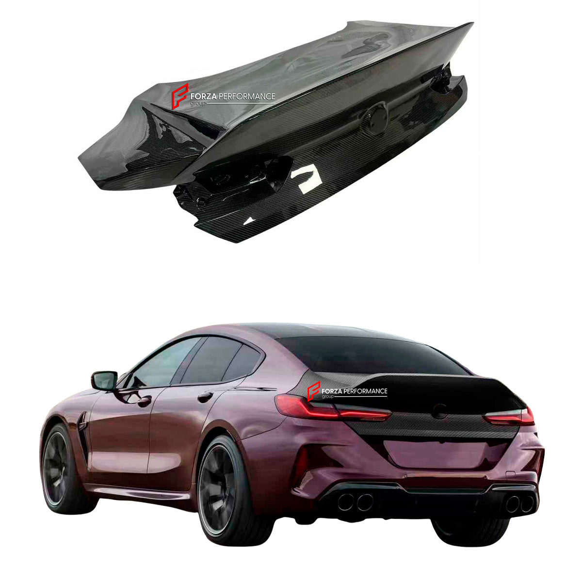 DRY CARBON REAR TRUNK for BMW M8 F92 F93 2019+