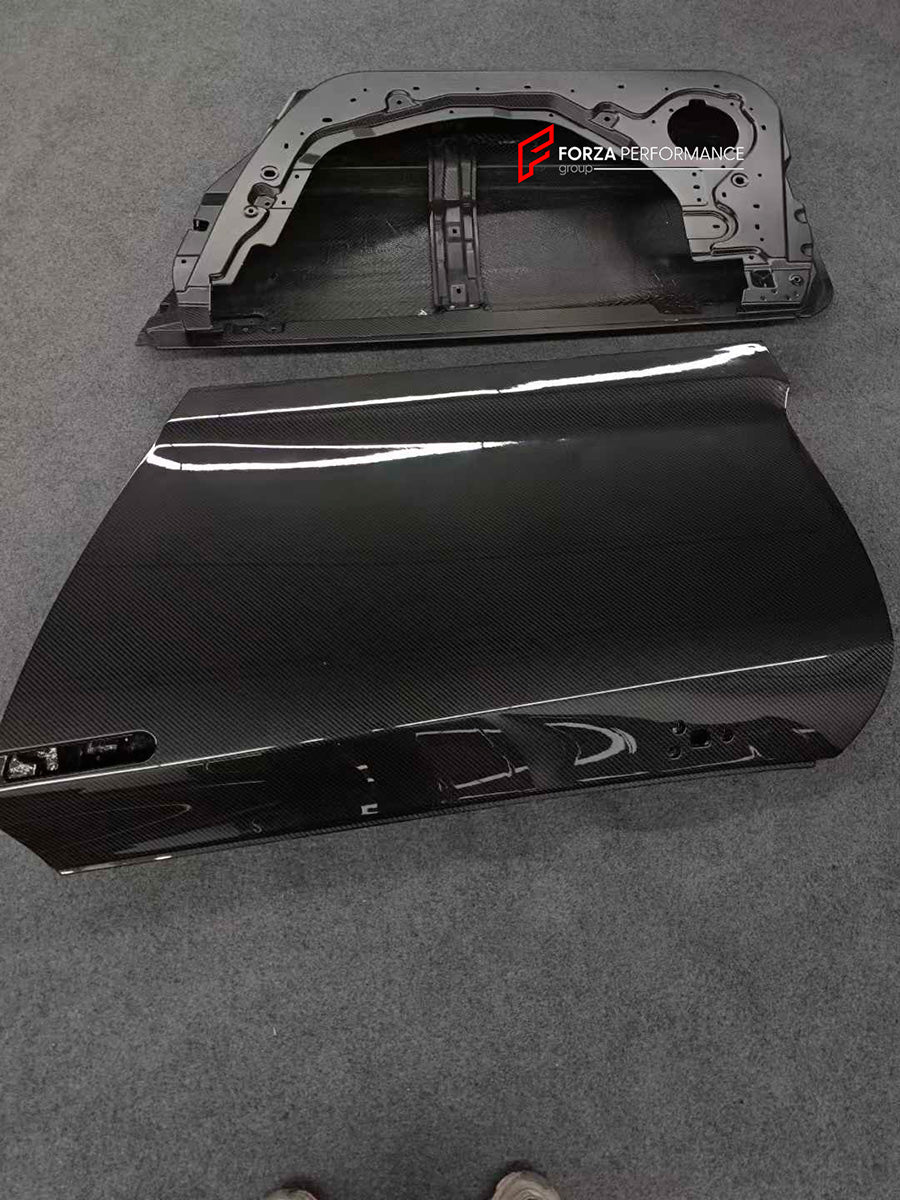 DRY CARBON REPLACEMENT DOORS for NISSAN GT-R R35 2007+
Set includes:
Doors
Material: Dry Carbon
NOTE: Professional installation is required.
CONTACT US FOR PRICING
