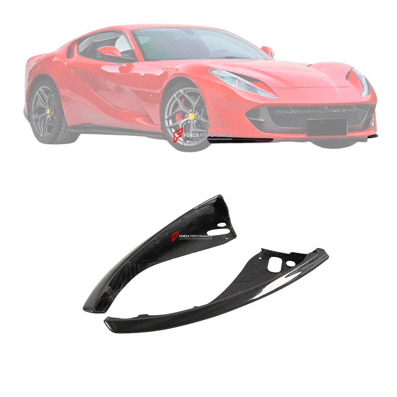 DRY CARBON REPLACEMENT FRONT LIP for FERRARI 812 SUPERFAST GTS 2017 - 2024