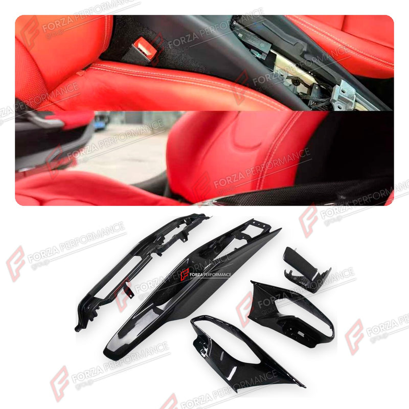 DRY CARBON INTERIOR KIT for FERRARI 296 GTB GTS 2022+