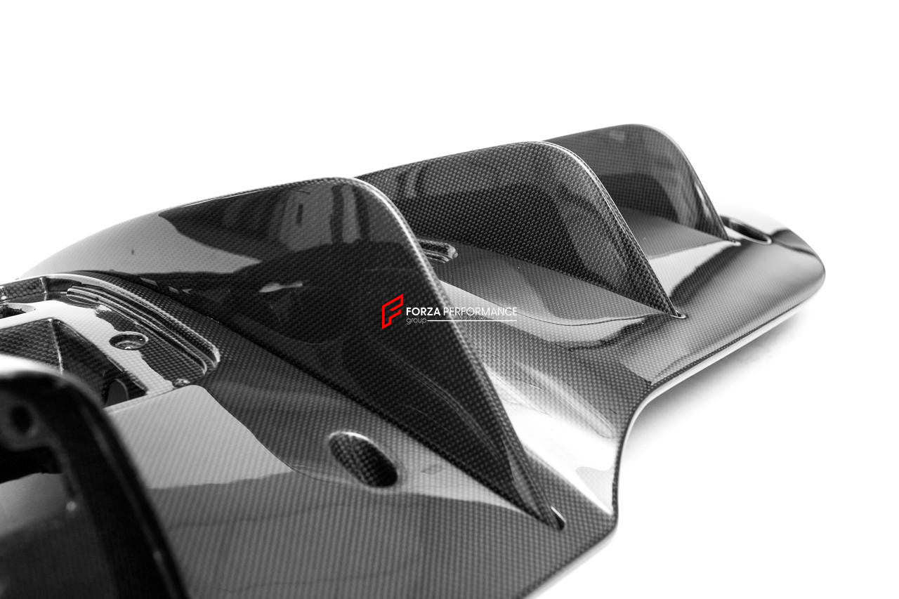 DRY CARBON REPLACEMENT REAR DIFFUSER for FERRARI 488 GTB SPIDER 2015 - 2020
Set includes:
Rear Diffuser
Material: Carbon Fiber
NOTE: Professional installation is required