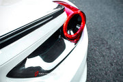 DRY CARBON REPLACEMENT REAR TAIL LIGHT COVERS for FERRARI 488 GTB SPIDER 2015 - 2020
Set includes:
Rear Tail Light Covers
Material: Carbon Fiber
NOTE: Professional installation is required