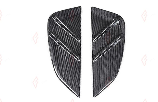 DRY CARBON SIDE FENDER TRIMS STICK ON for BMW M3 G80 2021+