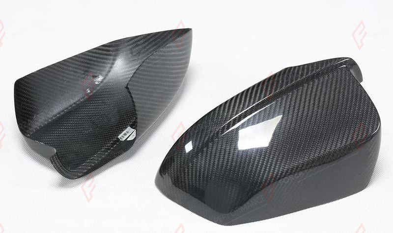 DRY CARBON SIDE MIRROR COVERS for BMW 5 SERIES F10 PRE LCI 2011 - 2013