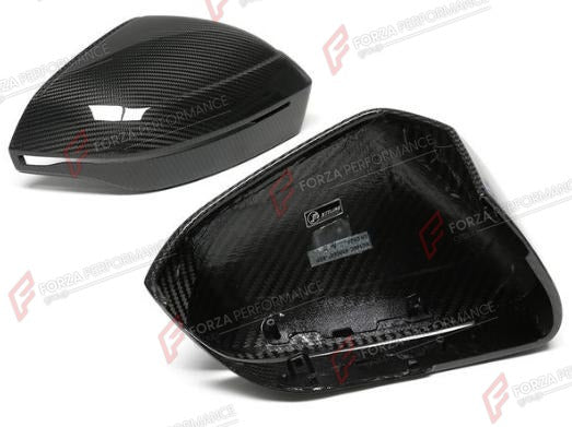 DRY CARBON SIDE MIRROR COVERS for BMW 5 SERIES G60 2024+