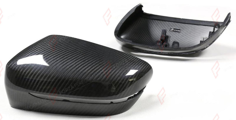 DRY CARBON SIDE MIRROR COVERS for BMW 8 SERIES G14 G15 G16 2018+