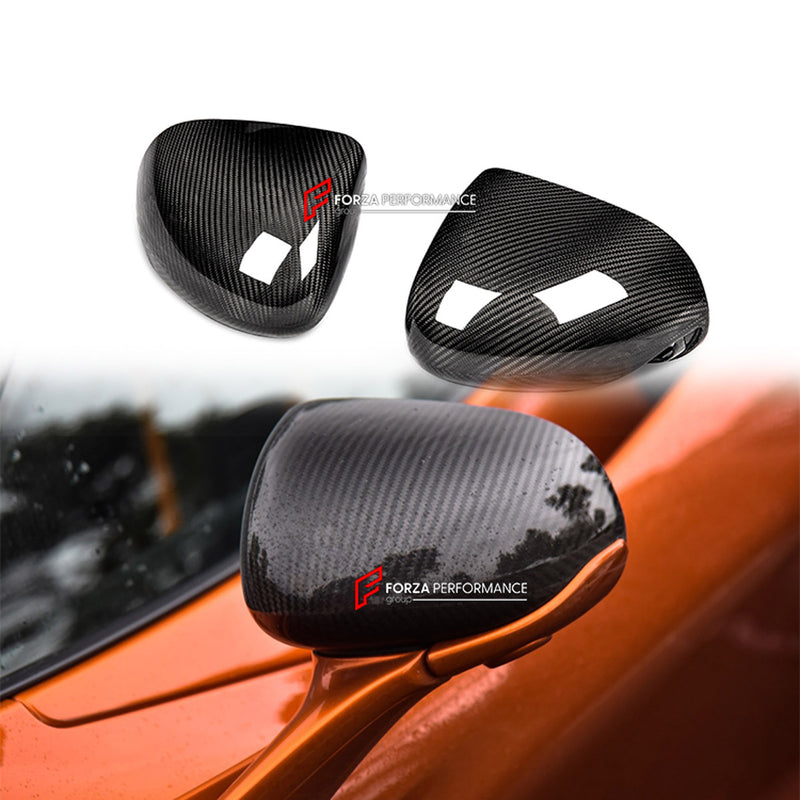 DRY CARBON SIDE MIRROR COVERS for MCLAREN 720S 2017 - 2023