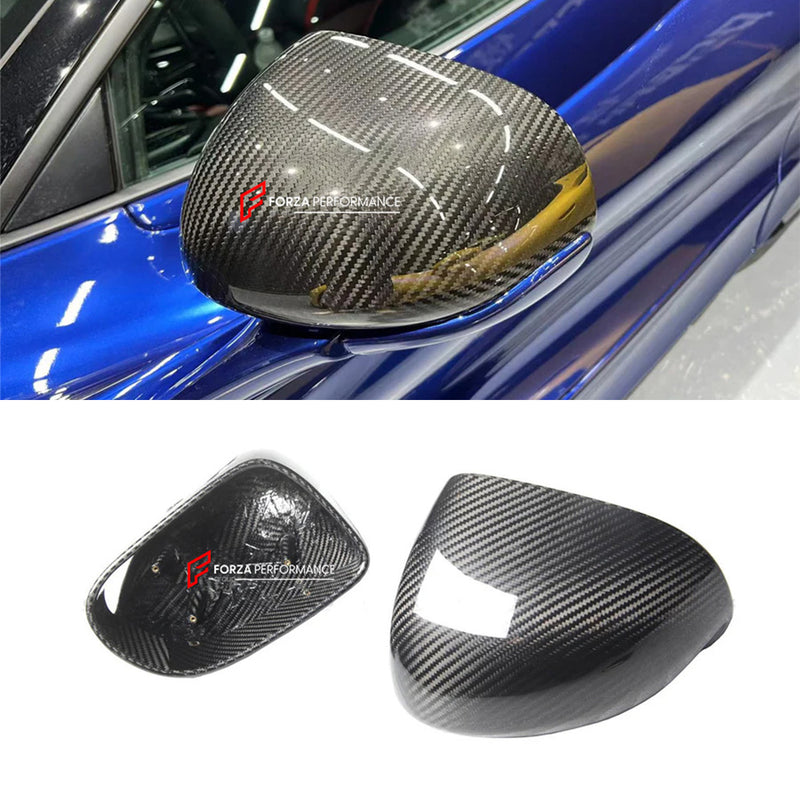 DRY CARBON SIDE MIRROR COVERS for MCLAREN 720S 2017 - 2023