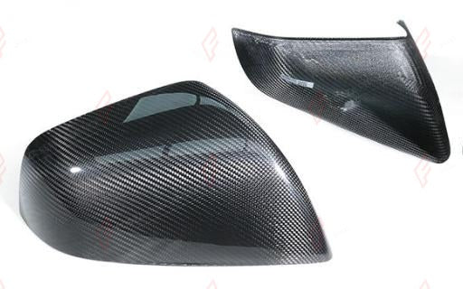 DRY CARBON SIDE MIRROR COVERS for TESLA MODEL X 2022+