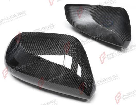 DRY CARBON SIDE MIRROR COVERS for TOYOTA CAMRY XV70 2018 - 2024
