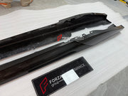 FORZA PERFORMANCE DRY CARBON SIDE SKIRTS for FERRARI 296 GTS GTB custom fit NOVITEC