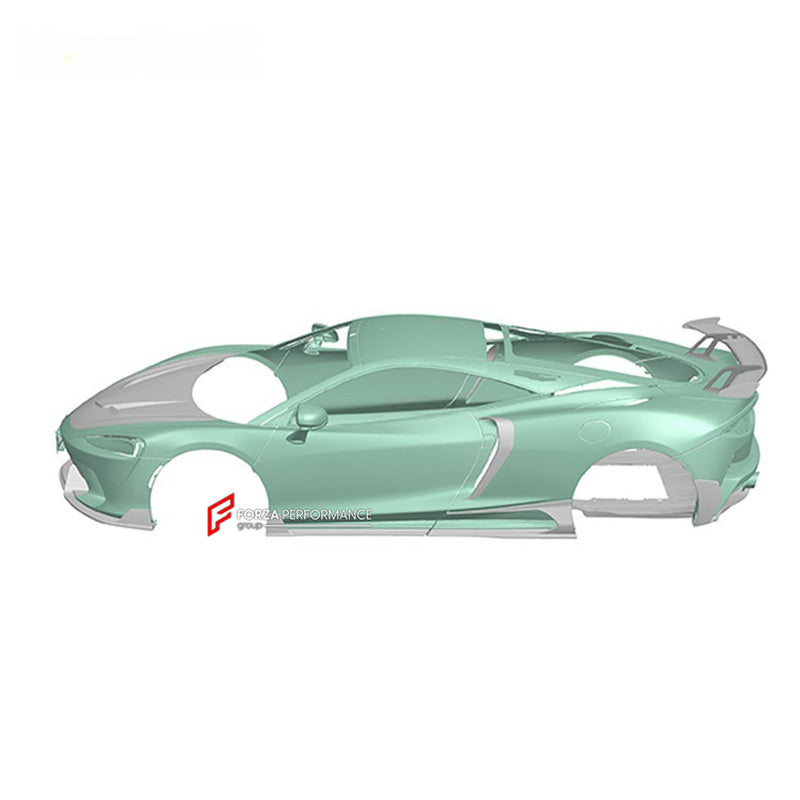 DRY CARBON SIDE SKIRTS for MCLAREN GT 2019 - 2023