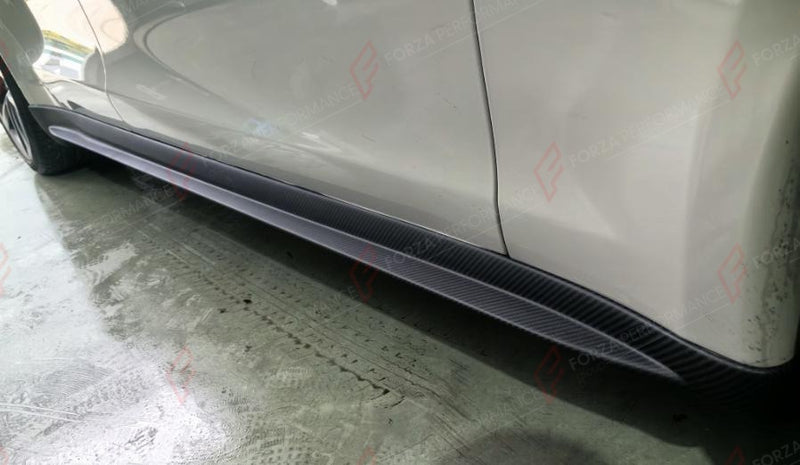 DRY CARBON SIDE SKIRTS for TESLA MODEL S 2021+