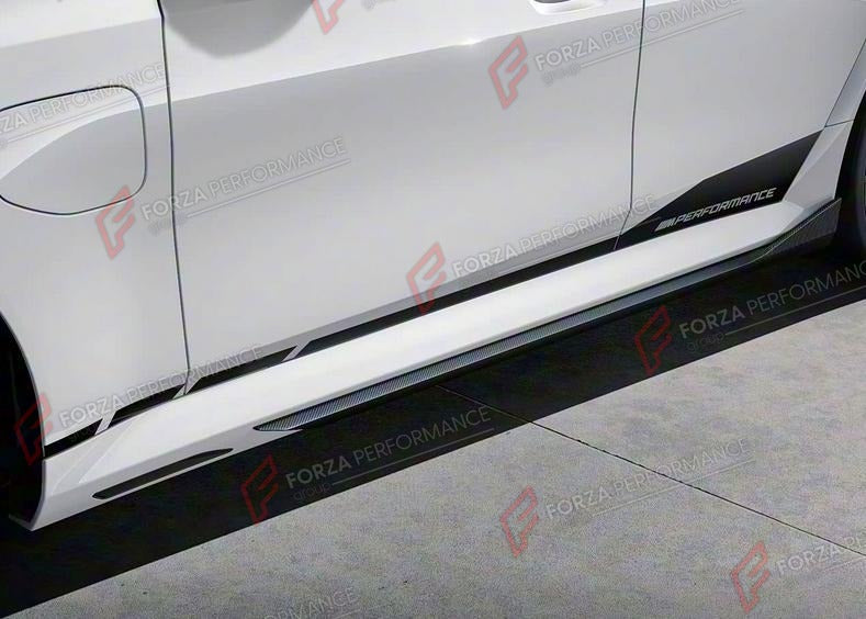 DRY CARBON SIDE SKIRTS MP STYLE for BMW M5 G90 2025+