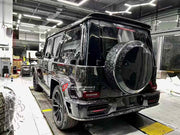 WIDE BODY KIT for MERCEDES-BENZ G-CLASS W463A W464 G63 2018+
Set includes:
Hood/Bonnet
Front Bumper
Front LED DRL Lights
Front Canards
Front Roof LED Bar
Fender Flares
Side Fenders
Side Air Vents
Door Covers
Side Trims
Side Skirts
Rear Bumper
Material: Plastic + Dry Carbon
NOTE: Professional installation is required
Payment ►
Visa
Mastercard
PayPal with a credit card (add 4.4% at checkout)
Payoneer
Cryptocurrency
Shipment ►
By express DHL/UPS/TNT/FedEx
To the local international airport
Special li