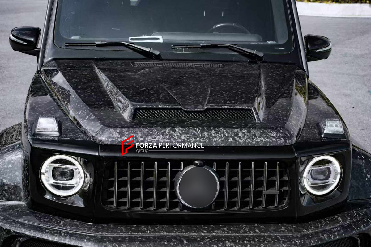 WIDE BODY KIT for MERCEDES-BENZ G-CLASS W463A W464 G63 2018+
Set includes:
Hood/Bonnet
Front Bumper
Front LED DRL Lights
Front Canards
Front Roof LED Bar
Fender Flares
Side Fenders
Side Air Vents
Door Covers
Side Trims
Side Skirts
Rear Bumper
Material: Plastic + Dry Carbon
NOTE: Professional installation is required
Payment ►
Visa
Mastercard
PayPal with a credit card (add 4.4% at checkout)
Payoneer
Cryptocurrency
Shipment ►
By express DHL/UPS/TNT/FedEx
To the local international airport
Special li