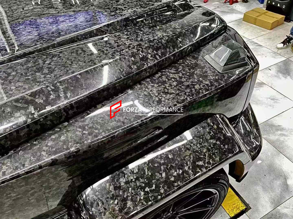 WIDE BODY KIT for MERCEDES-BENZ G-CLASS W463A W464 G63 2018+
Set includes:
Hood/Bonnet
Front Bumper
Front LED DRL Lights
Front Canards
Front Roof LED Bar
Fender Flares
Side Fenders
Side Air Vents
Door Covers
Side Trims
Side Skirts
Rear Bumper
Material: Plastic + Dry Carbon
NOTE: Professional installation is required
Payment ►
Visa
Mastercard
PayPal with a credit card (add 4.4% at checkout)
Payoneer
Cryptocurrency
Shipment ►
By express DHL/UPS/TNT/FedEx
To the local international airport
Special li