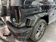 DRY CARBON WIDE FENDER FLARES for MERCEDES BENZ AMG G63 W465 G350 G500 G550 AMG G63 2024+
Set includes:
Fender Flares
Material: Dry carbon
NOTE: Professional installation is required