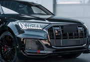 BODY KIT for AUDI Q7 4M FACELIFT 2019 - 2024  Set includes:  Front Lip Inserts Side Skirts Side Fenders Rear Spoiler