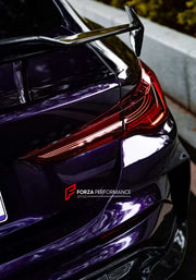 WIDE CARBON BODY KIT for BMW M4 G82/G83 2021+  Set includes:  Front Bumper Wide Fenders Side Skirts Rear Bumper Exhaust Tips