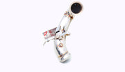 EXHAUST DOWNPIPE for MERCEDES BENZ A CLASS AMG W177 2.0T 2022+ CLA CLASS AMG BR118 2.0T 2019+ GLA CLASS H247 2.0T 2020 - 2023
Material: Stainless steel
Optionally :
for extra cost add heat shield protection
200 cell catalytic converter
NOTE: Professional installation is required
FEATURES:
Engineered Digital prototyping using 3D CAD design software, each car model chassis has been 3D laser scanned in the factor
Factory run all test cars on Italian 1200HP Dyno machine, to make the best performance desig