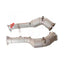 EXHAUST DOWNPIPE for PORSCHE MACAN 95B FACELIFT GTS 2.9T 2020 - 2023
Material: Stainless steel
Optionally for an extra cost:
Heat shield protection
200 cell catalytic converter
Production time: 10 working days
NOTE: Professional installation is required.
FEATURES:
Engineered Digital prototyping using 3D CAD design software, each car model chassis has been 3D laser scanned in the factor
Factory run all test cars on Italian 1200HP Dyno machine, to make the best performance design of exhaust
CNC bending