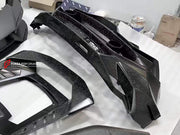 Dry Carbon Fiber Rear Bumper Tecnica Style for Lamborghini Huracan LP580 LP610 EVO 2014+