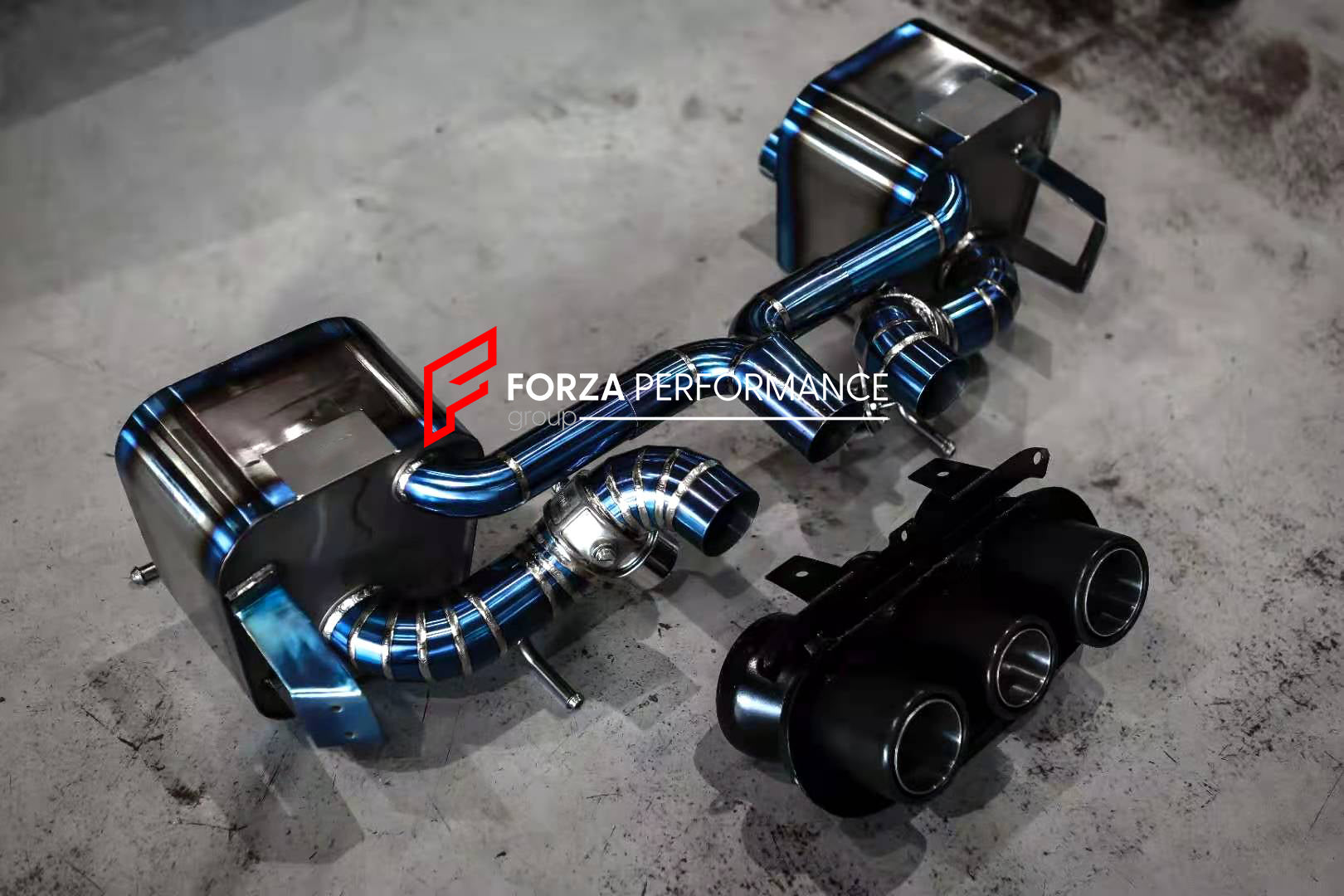 VALVED EXHAUST CATBACK MUFFLER for Ferrari 458/458SC 2011-2015 4.5