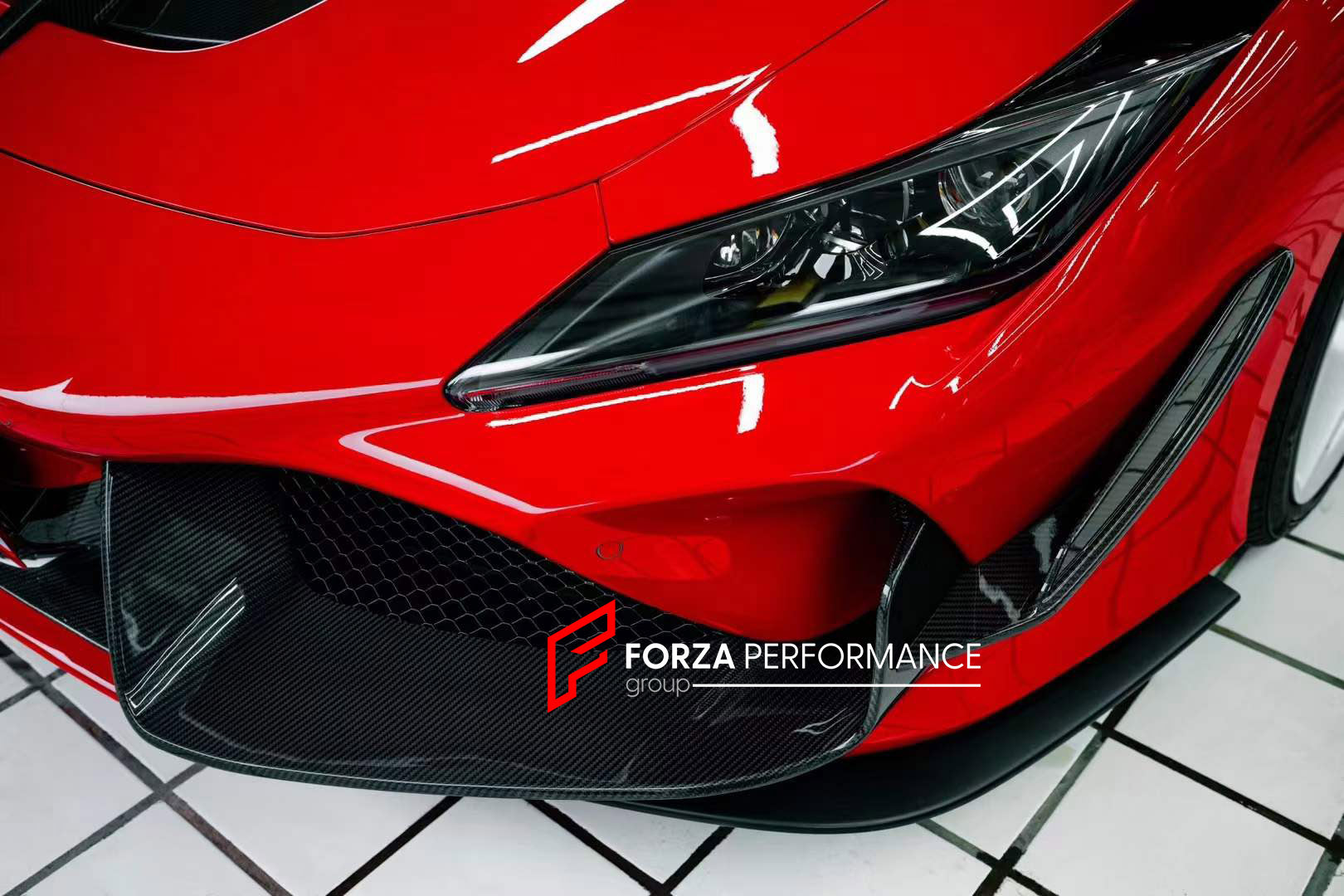 DRY CARBON FIBER AERODYNAMIC BODY KIT FOR FERRARI F8
