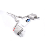 VALVED EXHAUST CATBACK MUFFLER for Ford Mustang S550 2.3T V2
