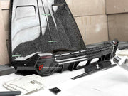 FORGED CARBON CONVERSION BODY KIT for ROLLS-ROYCE CULLINAN SERIES 1 2018 - 2025 upgrade to SERIES 2 FACELIFT
Set includes:
Front Lip
Front Bumper
Front Bumper Meshes
Headlights
Front Grille Frame
Hood / Bonnet
Front Fenders
Fenders Flares
Door Covers
Side Skirts
Roof Spoiler
D-Pillar Panel
Rear Trunk Spoiler
Rear Panel
Rear Bumper
Rear Diffuser
Exhaust Tips
Exhaust Mufflers
Material: Dry Carbon
