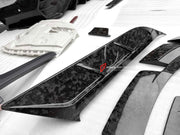 FORGED CARBON CONVERSION BODY KIT for ROLLS-ROYCE CULLINAN SERIES 1 2018 - 2025 upgrade to SERIES 2 FACELIFT
Set includes:
Front Lip
Front Bumper
Front Bumper Meshes
Headlights
Front Grille Frame
Hood / Bonnet
Front Fenders
Fenders Flares
Door Covers
Side Skirts
Roof Spoiler
D-Pillar Panel
Rear Trunk Spoiler
Rear Panel
Rear Bumper
Rear Diffuser
Exhaust Tips
Exhaust Mufflers
Material: Dry Carbon