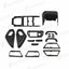 FORGED CARBON FIBER INTERIOR TRIM KIT for LAND ROVER DEFENDER 110 L663 2020+
Set includes:
Dashboard Air Vent Trims
Dashboard End Cap Trims
Dashboard Cover Trim
Gear Shift Panel Trim
Center Console Panel Trim
Door Grab Handle Trims
Small Trim Strips
Material: Forged Carbon Fiber
NOTE: Professional installation is required.