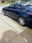 GENESIS G80 2018 Our wheels sizes: Front 21 x 9 ET 40 Rear 21 x 10 ET 45 Finishing: Brushed Clear Coating + Blue Inserts