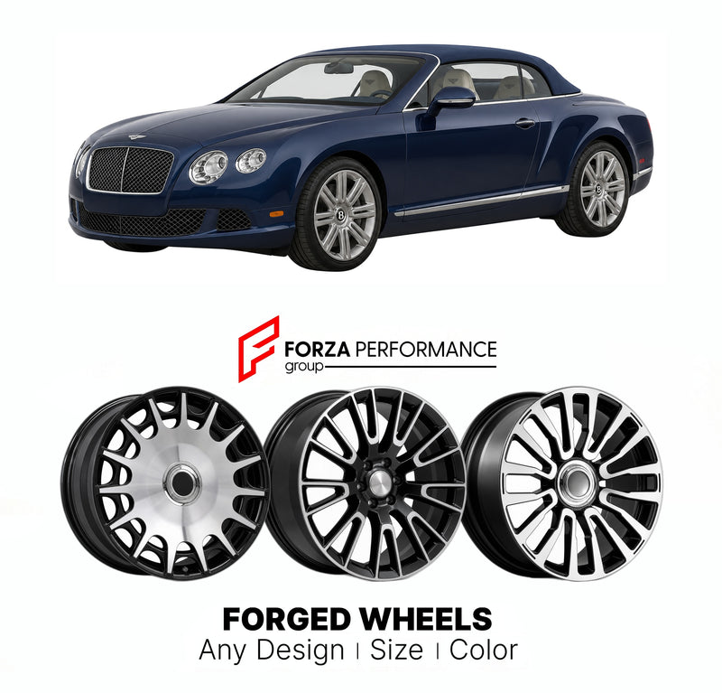 FORGED WHEELS RIMS for BENTLEY CONTINENTAL GTC II 2011 - 2018