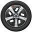 FORGED WHEELS RIMS FOR MERCEDES BENZ EQS SUV 450 580 X296 2023+ custom fit 5-spoke vanadiumsilver OEM A2964010400 7X45-X296