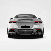 FORZA CARBON AERO KIT for FERRARI ROMA
Set includes:
Front Lip
Side Skirts
Rear Diffuser
Rear Spoiler
Material: Dry Carbon
