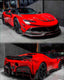 DRY CARBON BODY KIT for FERRARI SF90
Set includes:
Front Lip
Front Bumper Canards
Front Lid Trim
Front Fenders
Side Mirror Covers
Rear Air Vent Inlet Trim
Side Skirts
Rear Spoiler
Rear Diffuser
Material: Carbon Fiber
Note: Professional installation is required.