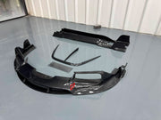 DRY CARBON BODY KIT for FERRARI SF90
Set includes:
Front Lip
Front Bumper Canards
Front Lid Trim
Front Fenders
Side Mirror Covers
Rear Air Vent Inlet Trim
Side Skirts
Rear Spoiler
Rear Diffuser
Material: Carbon Fiber
Note: Professional installation is required.