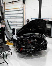 FORGED CARBON BODY KIT for LAMBORGHINI REVUELTO 2023+
Set includes:
Front Lip
Middle Air Splitter for Front Bumper
Air Splitter for Front Bumper
Front Radar Cover
Headlight Covers
Hood / Bonnet
Side Skirts
Rear Spoiler
Rear Diffuser
Material: Dry Carbon or Forged Carbon