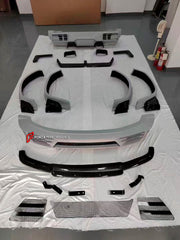 WIDE BODY KIT for FORD BRONCO 2021+
Set includes:
Front Lip
Front Bumper
Front Fenders
Hood / Bonnet
Side Skirts
Rear Fenders
Tail Lights
Rear Bumper
Rear Diffuser
Material: Fiberglass or Carbon Fiber