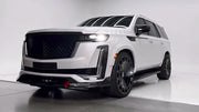 WIDE BODY KIT for CADILLAC ESCALADE 2021 - 2024
Set includes:
Front Lip
Front Bumper Trims
Grille Cover
Roof Spoiler 
Rear Diffuser 
Exhaust Tips
Material: Carbon Fiber
Note: Professional installation is required.
CONTACT US FOR PRICING 
Payment ►
Visa
Mastercard
PayPal with a credit card (add 4.4% at checkout)
Payoneer
Cryptocurrency
Shipment ►
By express DHL/UPS/TNT/FedEx
To the local international airport
Special line by air
Special line by the sea
To Europe and the UK by train
Please let us