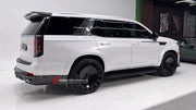 WIDE BODY KIT for CADILLAC ESCALADE 2021 - 2024
Set includes:
Front Lip
Front Bumper Trims
Grille Cover
Roof Spoiler 
Rear Diffuser 
Exhaust Tips
Material: Carbon Fiber
Note: Professional installation is required.
CONTACT US FOR PRICING 
Payment ►
Visa
Mastercard
PayPal with a credit card (add 4.4% at checkout)
Payoneer
Cryptocurrency
Shipment ►
By express DHL/UPS/TNT/FedEx
To the local international airport
Special line by air
Special line by the sea
To Europe and the UK by train
Please let us