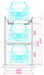 FP-630 Heavy-Duty Four-Post Garage Parking Lift - Drive-On Car Storage - elevador de coches / monte-voiture