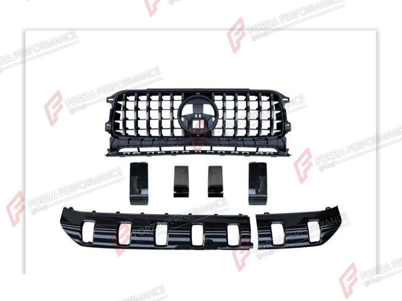 FRONT BUMPER COVER TRIMS WITH GRILLE AND LIP for MERCEDES-BENZ G-CLASS W465 2024+