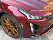 FRONT BUMPER FOR CADILLAC CT5 2019-2025 Set includes:   Front bumper   Material: PP + ABS+Carbon