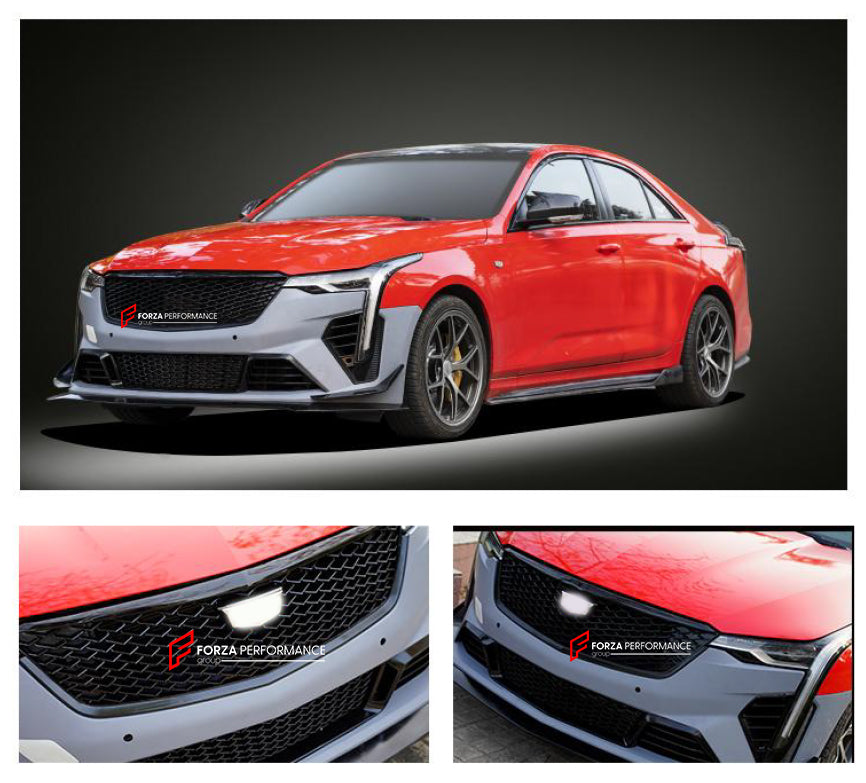 FRONT GRILLE CT4 BLACKWING STYLE FOR CADILLAC CT4 2020+