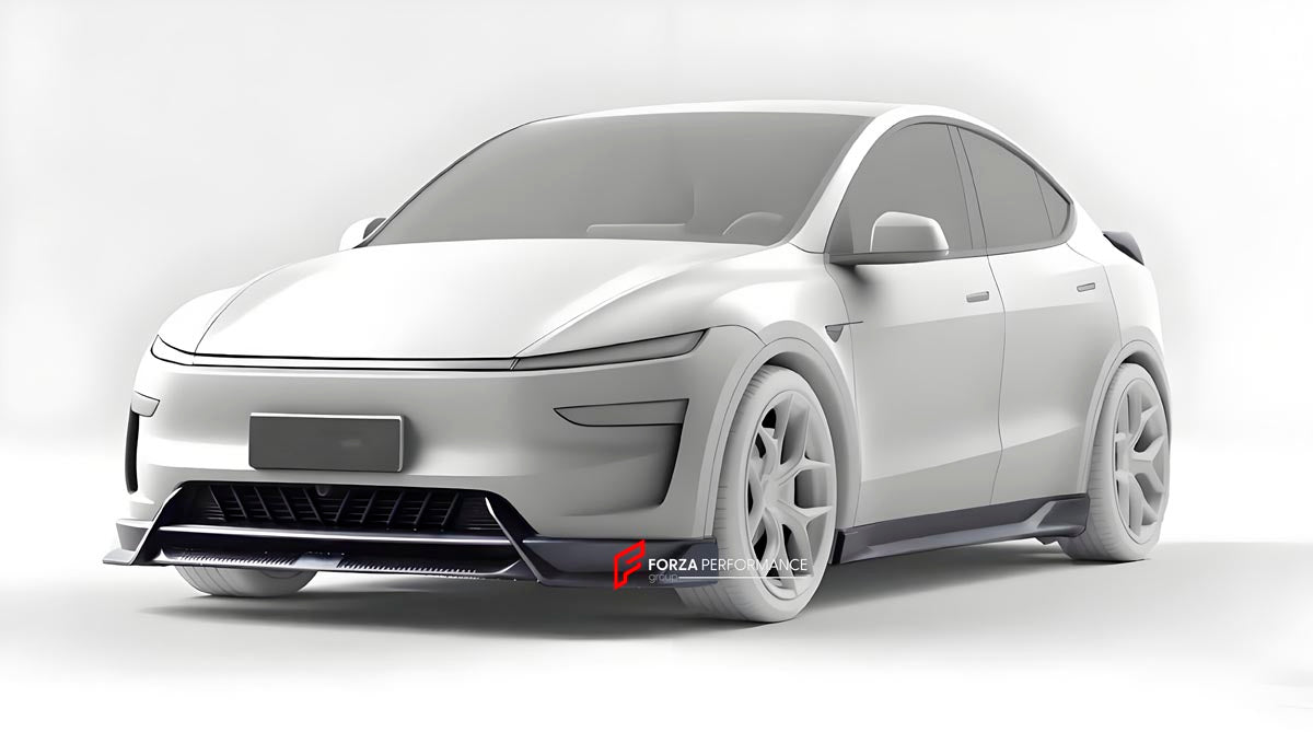 FRONT LIP for TESLA MODEL Y JUNIPER 2025+
Set includes:
Front Lip
Material: Plastic
Note: Professional installation is required