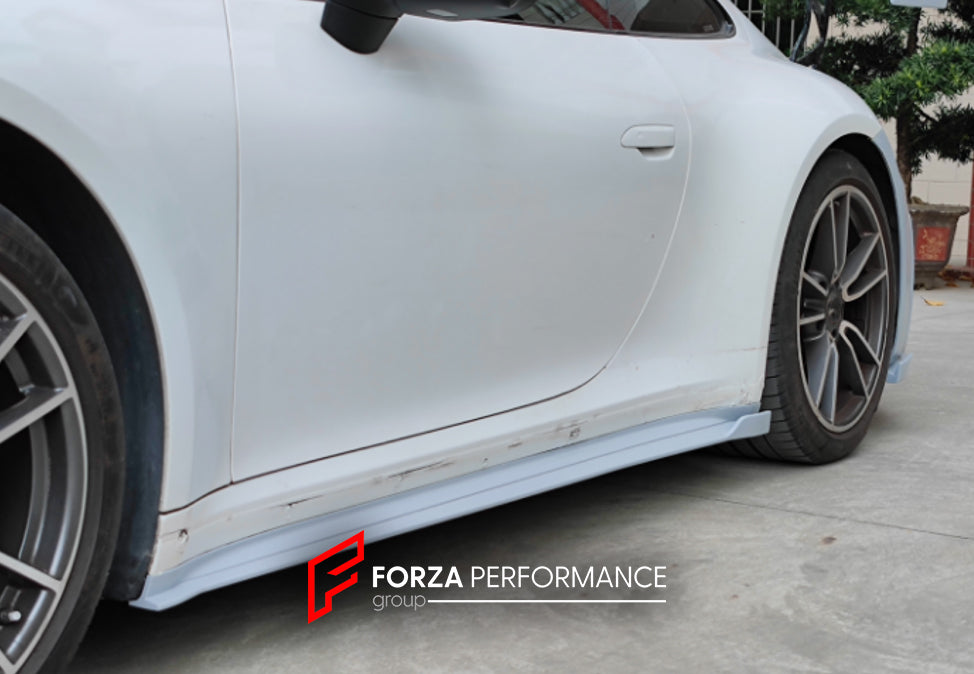 FULL DRY CARBON BODY KIT V3 for PORSCHE 911 992 2018+  Set includes:  Front Lip Front Bumper Vents Side Skirts Hood/Bonnet Spoiler Rear Bumper Mirror Covers Trunk Spoiler Exhaust Tips